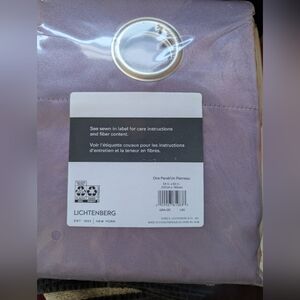 2 Lichtenberg Purple Curtain Panels